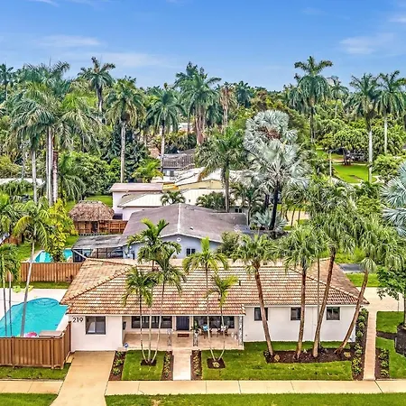 Tropical Oasis With Pool 10 Mins Airport & 5 Mins Beach Hollywood Exterior photo